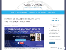 Tablet Screenshot of alexdoman.com